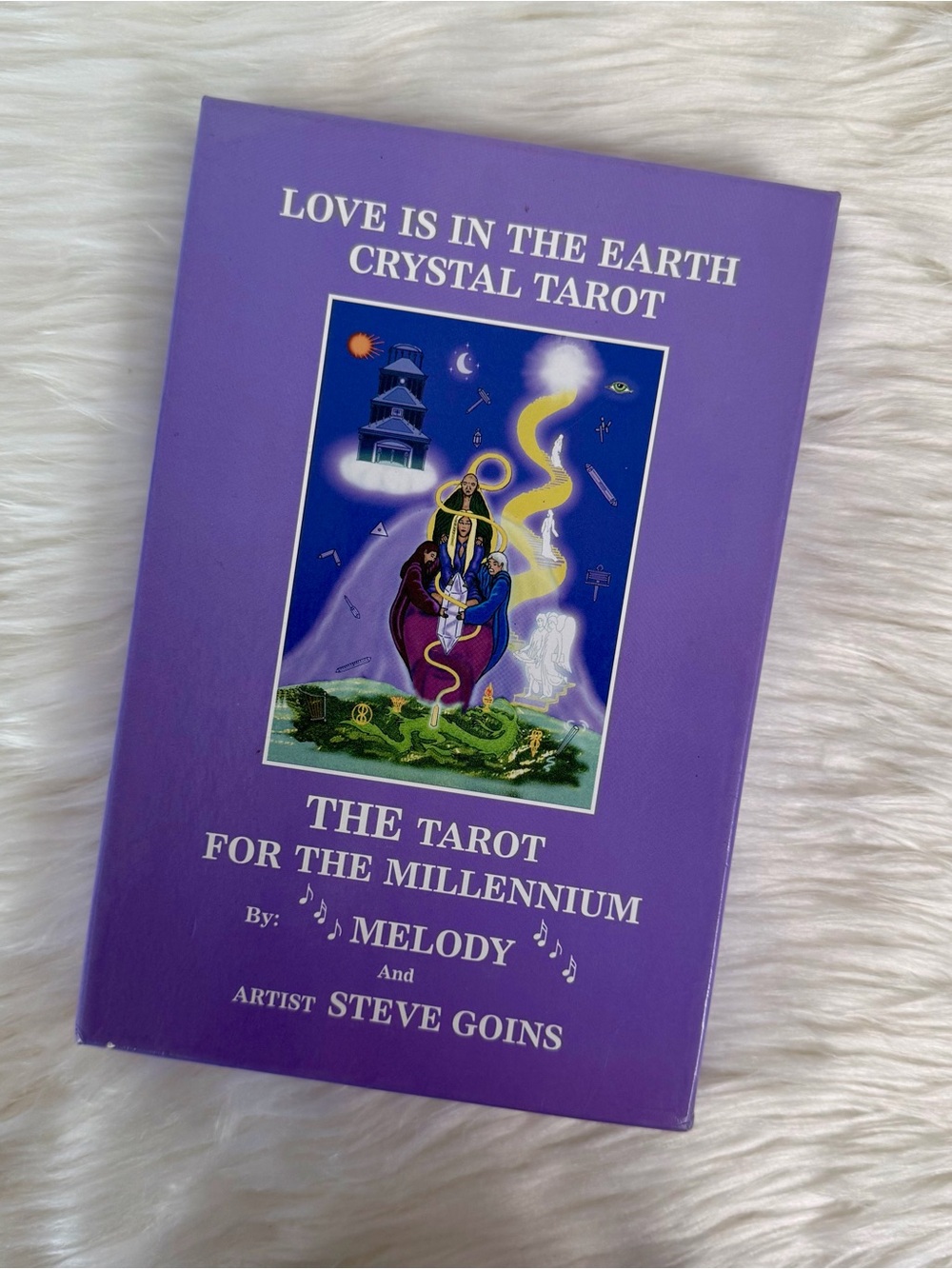 Love is in the Earth Crystal Tarot Deck and Book Set Vintage Out of Print